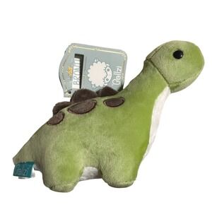 Bellzi Bronti Brontosaurus Dinosaur Plush Green White Soft Stuffed Animal NWT